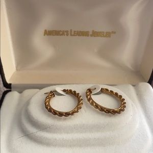 Gold Hoop Earrings